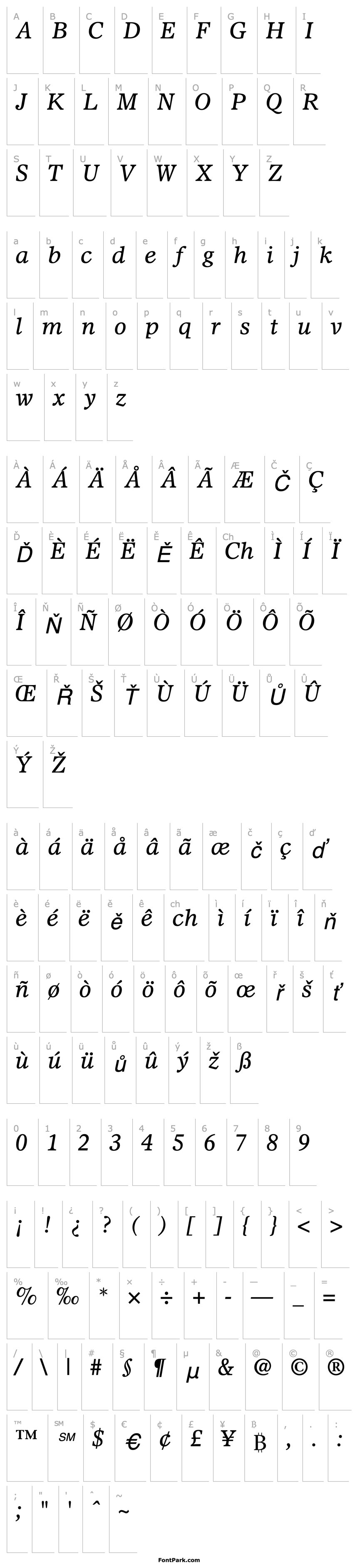 Přehled Sterling SSi Italic