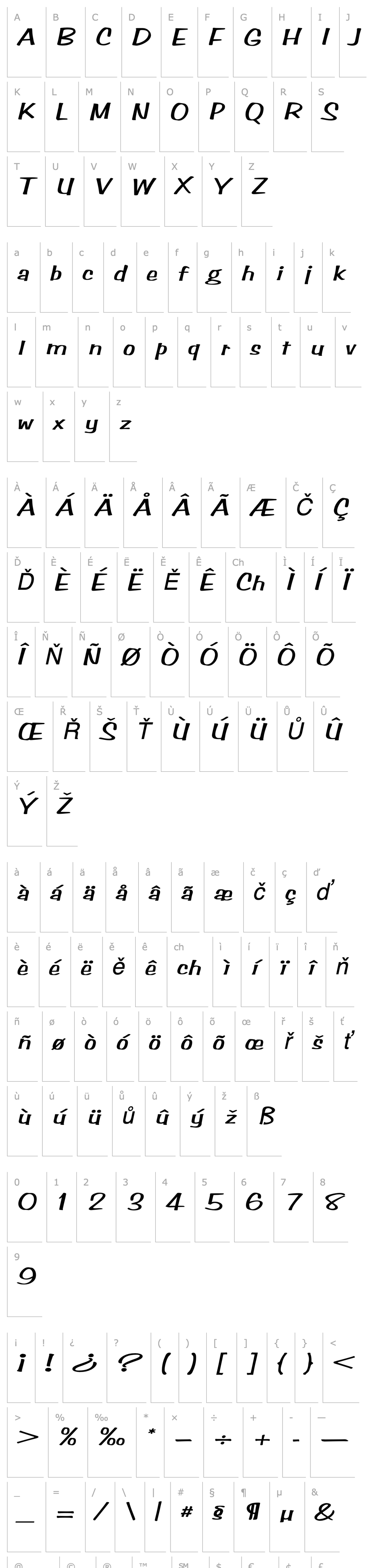 Přehled StimpsonExtended Oblique