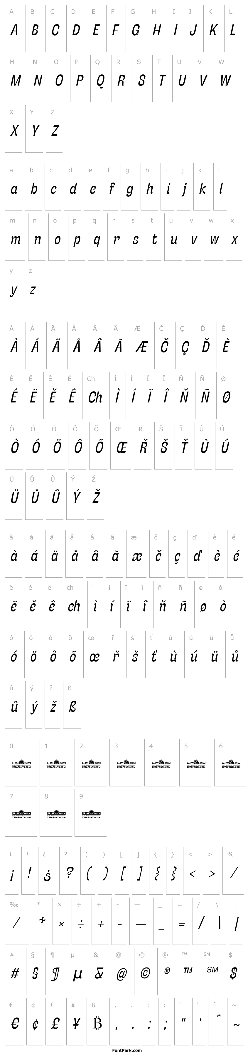 Overview Stinger Slim Trial Italic