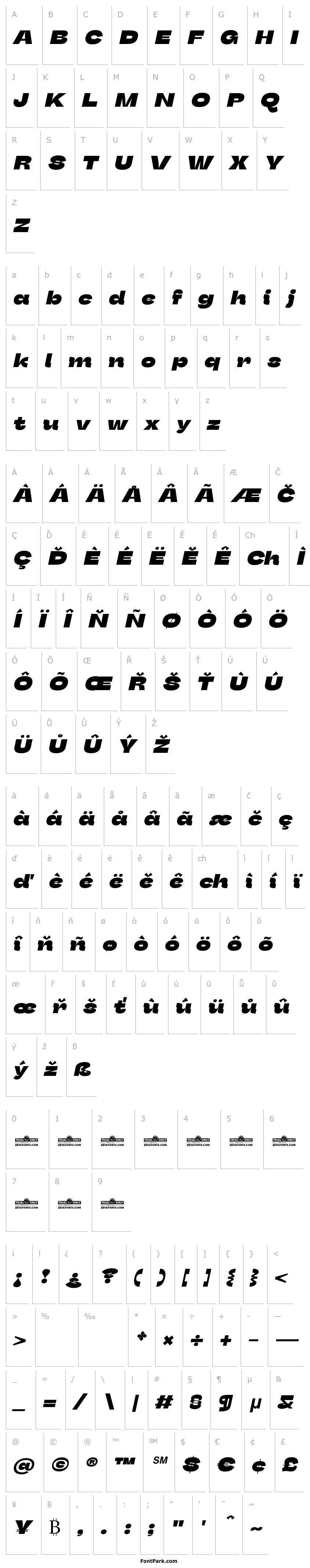 Přehled Stinger Wide Trial Heavy Italic