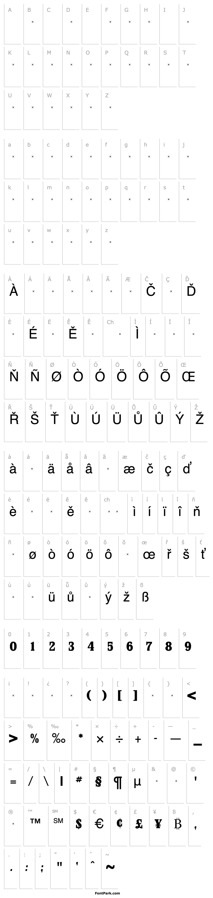 Overview StirlingExtraBoldTab