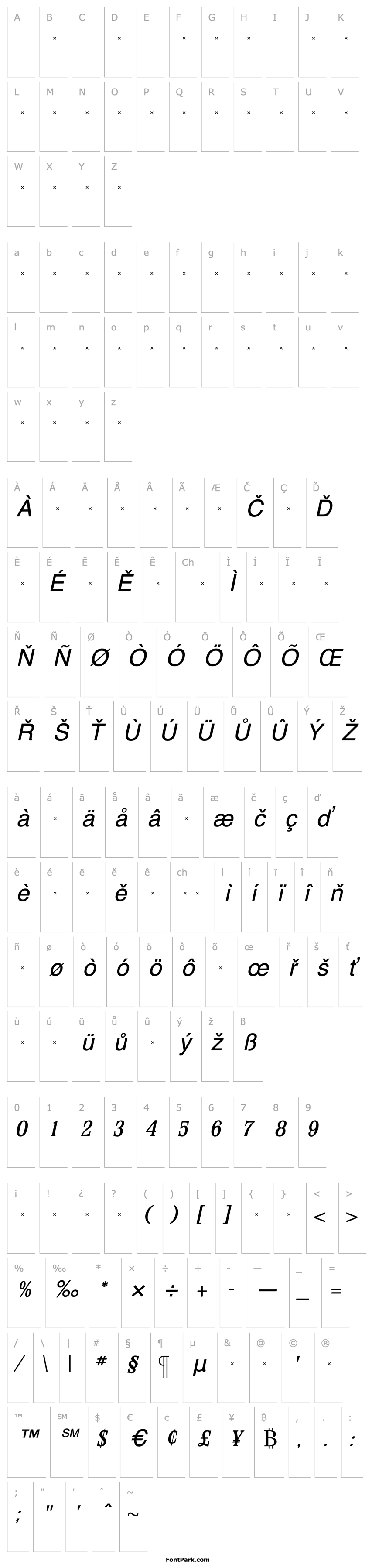 Overview StirlingMediumItalicTab