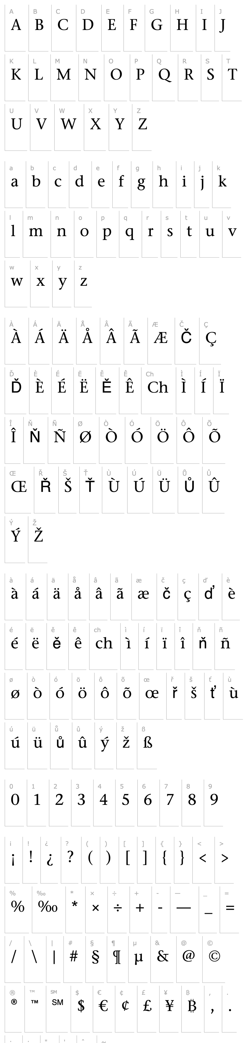 Overview Stone Serif ITC Medium