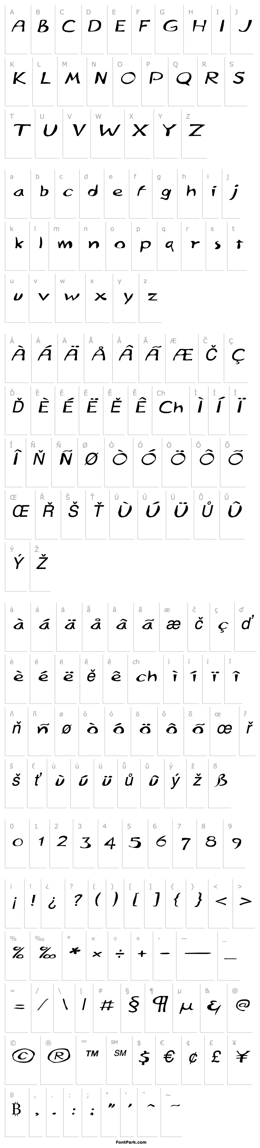 Overview StonehengeExtended Italic