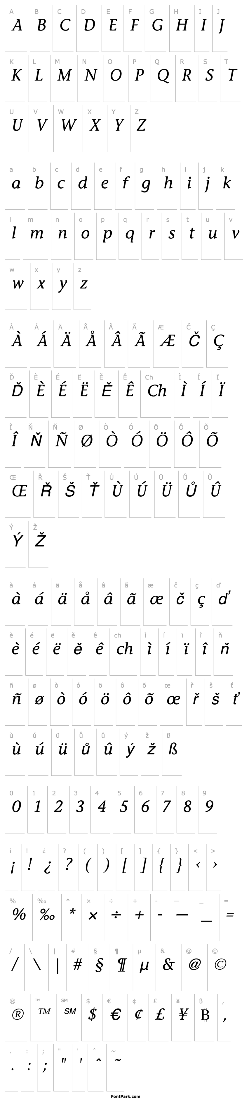 Overview StoneInfMediumItalic