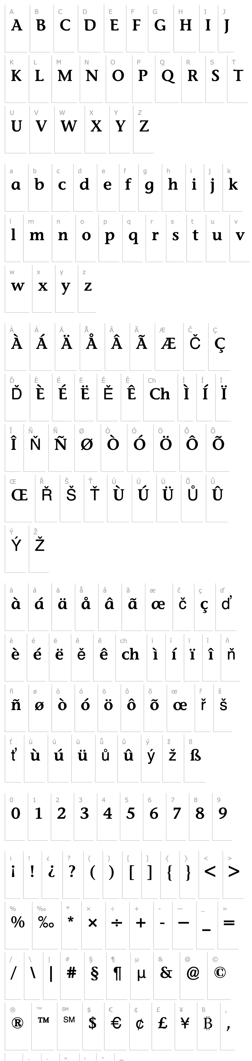 Overview StoneInformalBQ-SemiBold