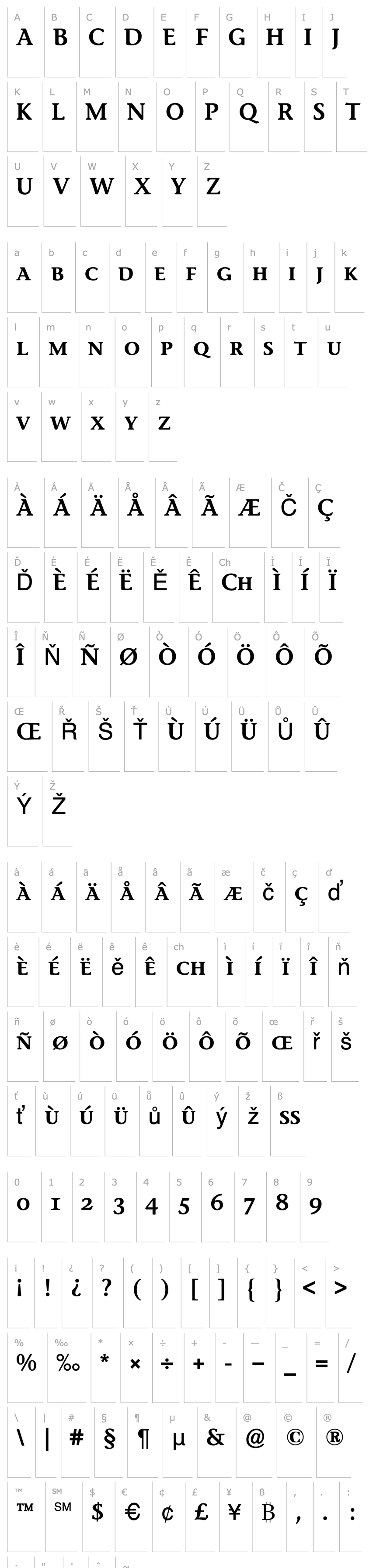 Overview StoneInformalExpertBQ-SemiBold