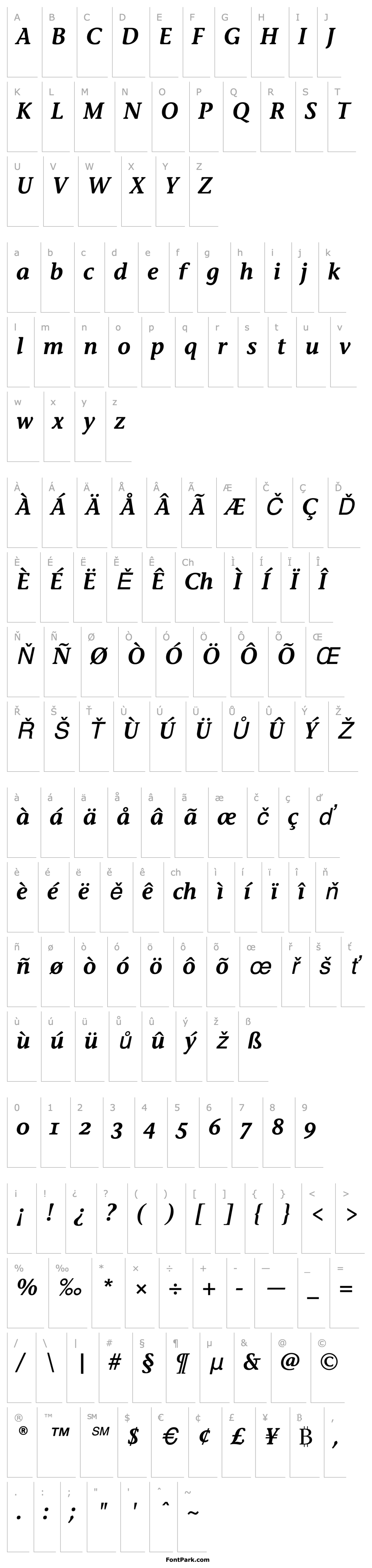 Overview StoneInfSemOSITC-Italic