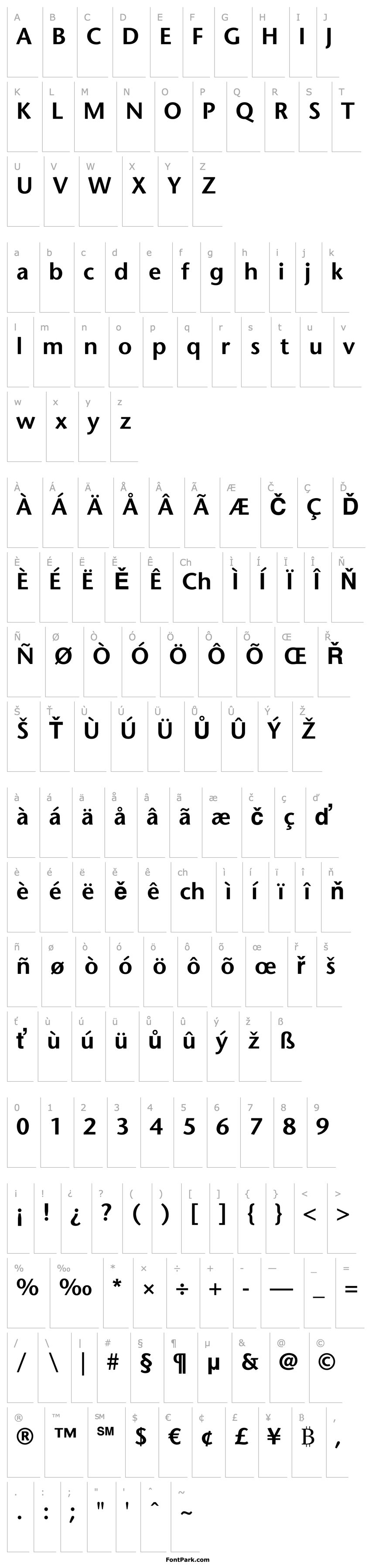 Overview StoneSansLT-Semibold