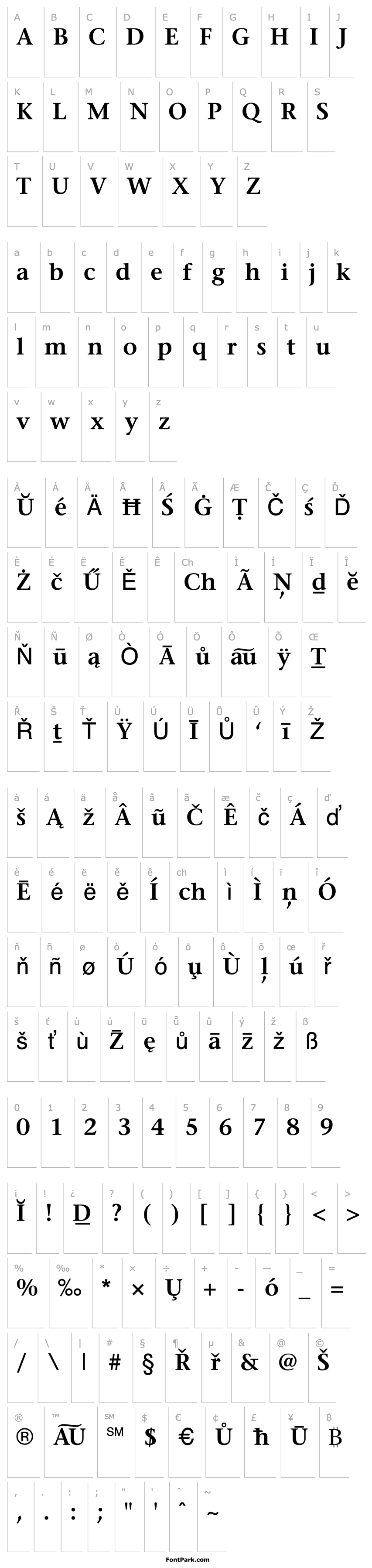 Overview StoneSerif SCIN SmBd v.1 Semibold