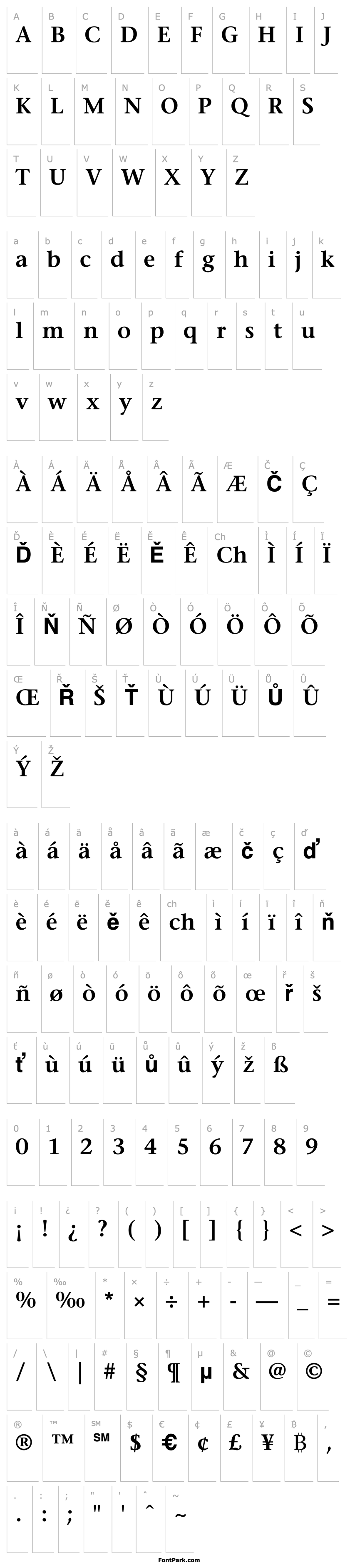 Overview StoneSerif-Semibold