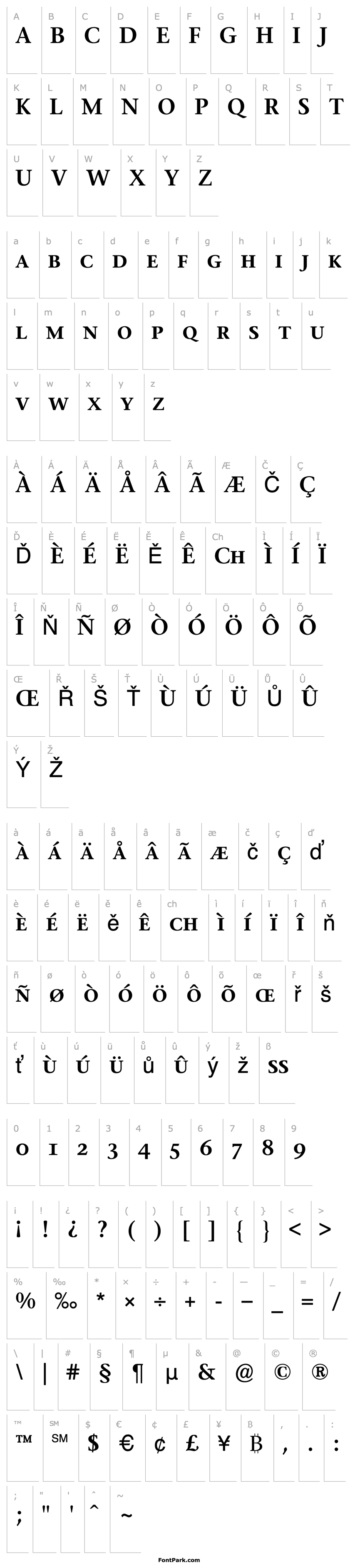 Overview StoneSerifExpertBQ-SemiBold