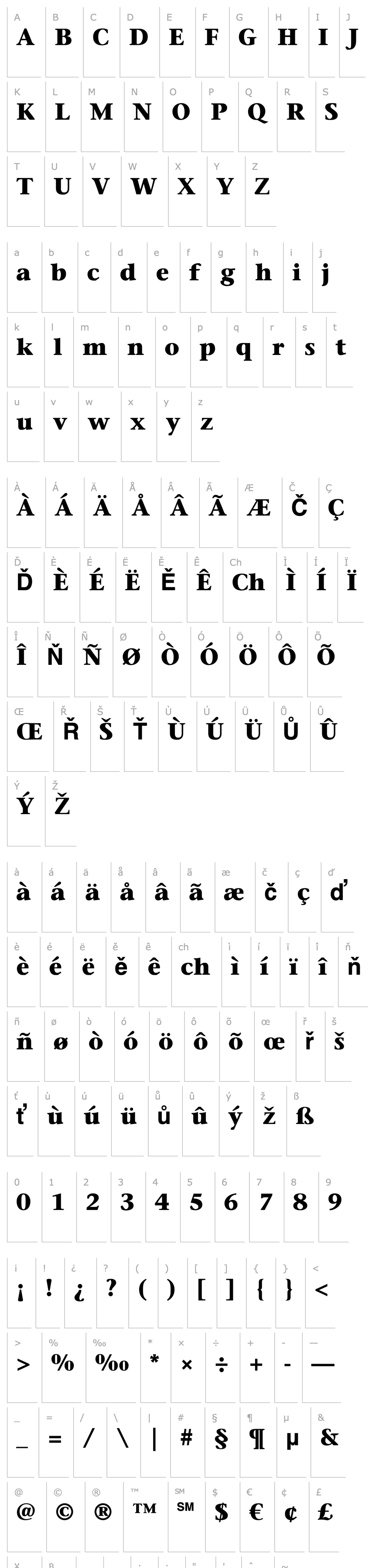 Overview StoneSerifLT-Bold