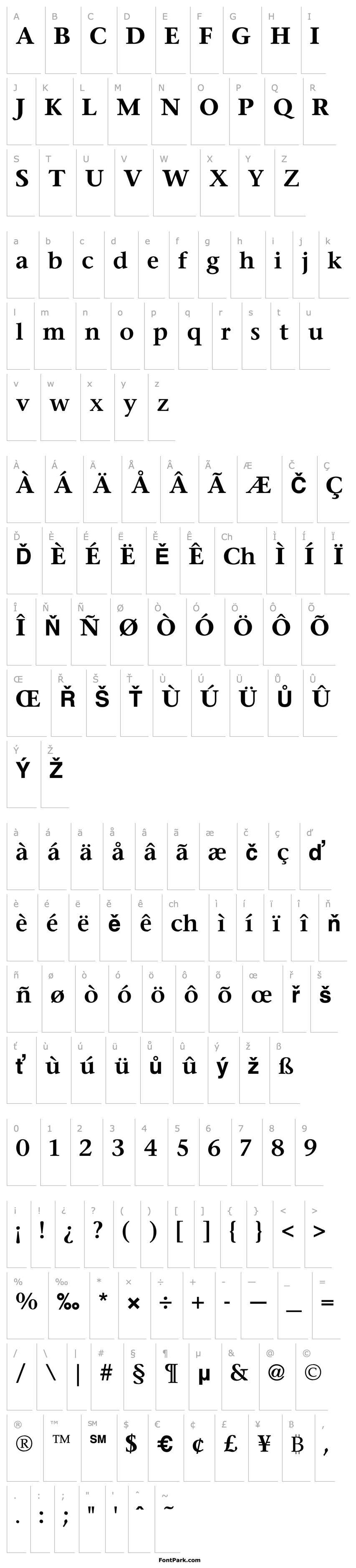 Overview StoneSerifSemiBold