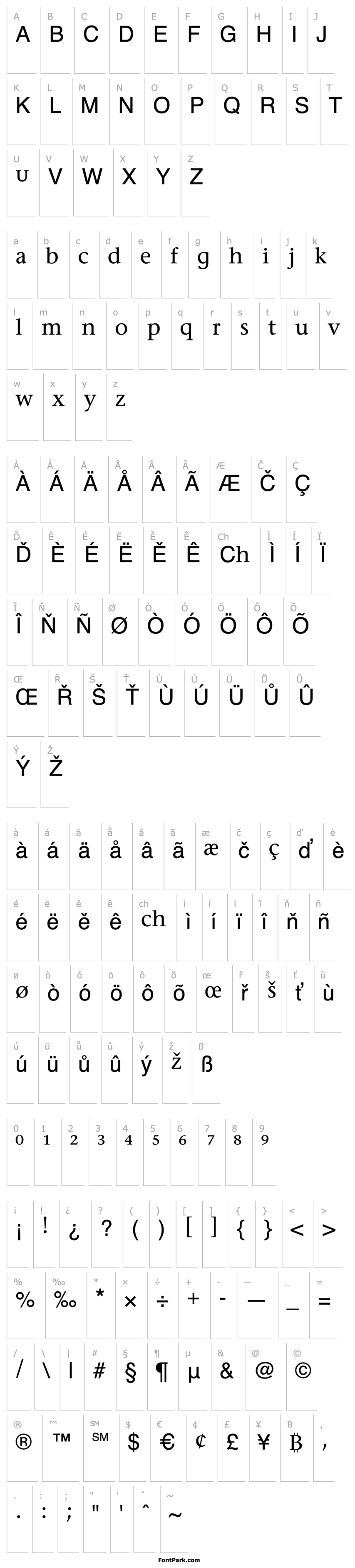 Overview StoneSerifStd-Phonetic