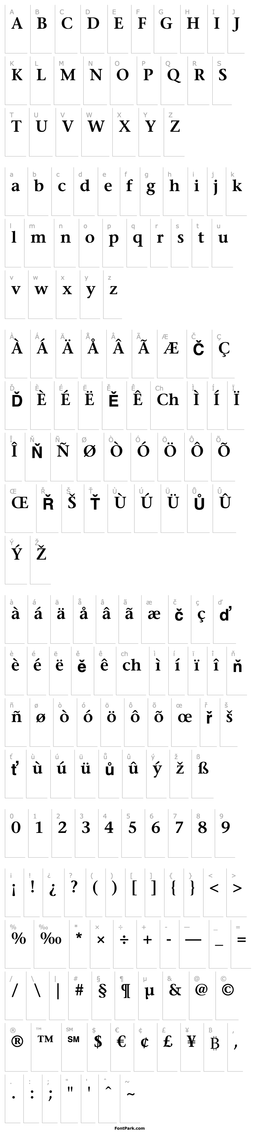 Overview StoneSerifStd-Semibold