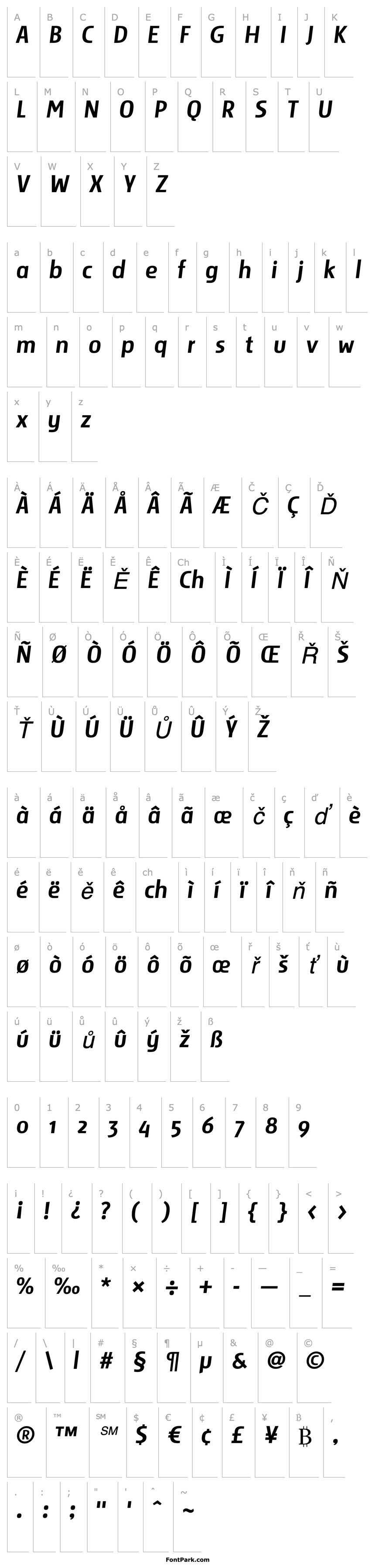 Overview StormSansStd-Italic