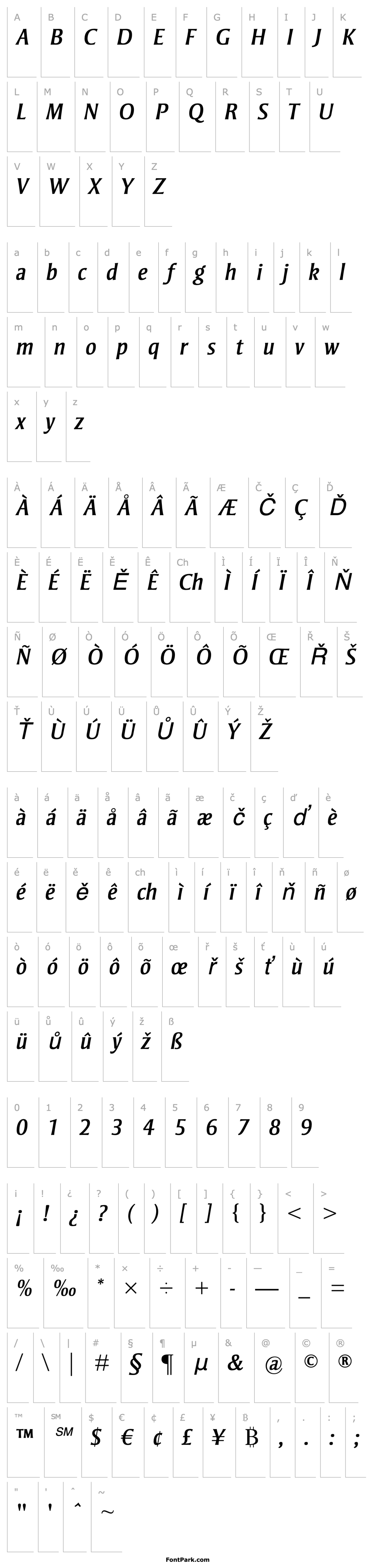 Overview Strayhorn MT Italic