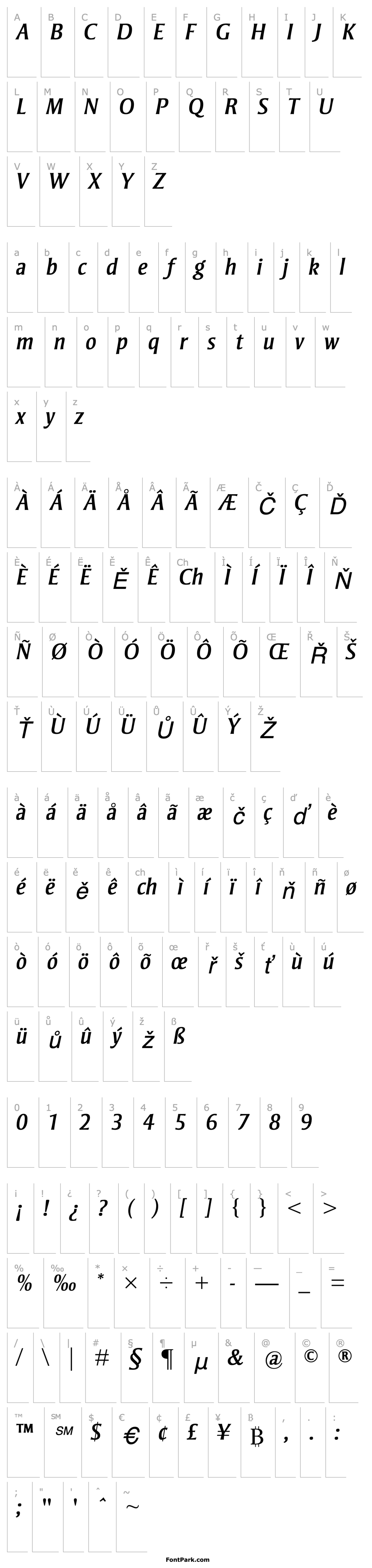 Overview StrayhornMT-Italic