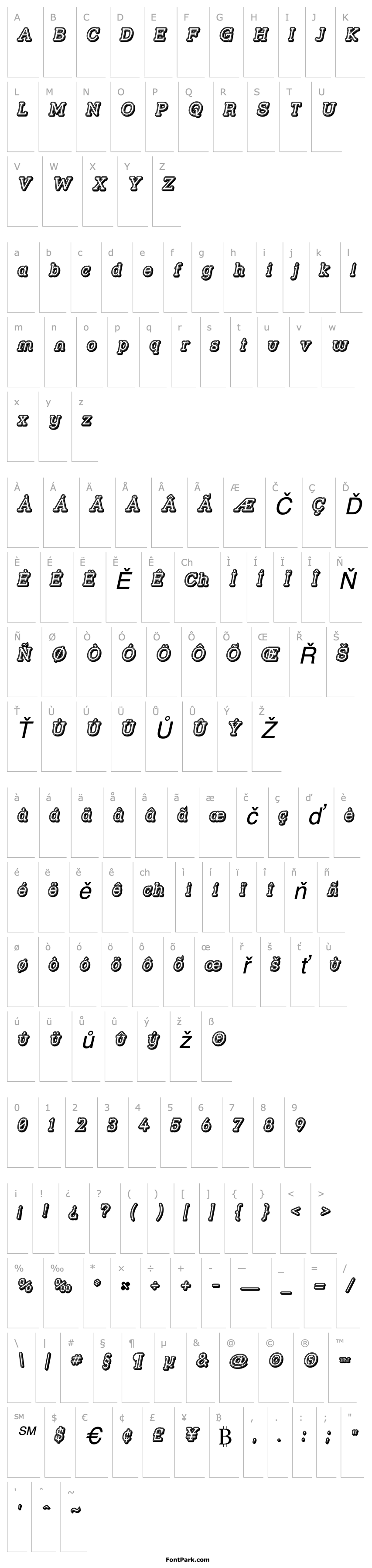 Overview Street Slab - Fortuna Italic