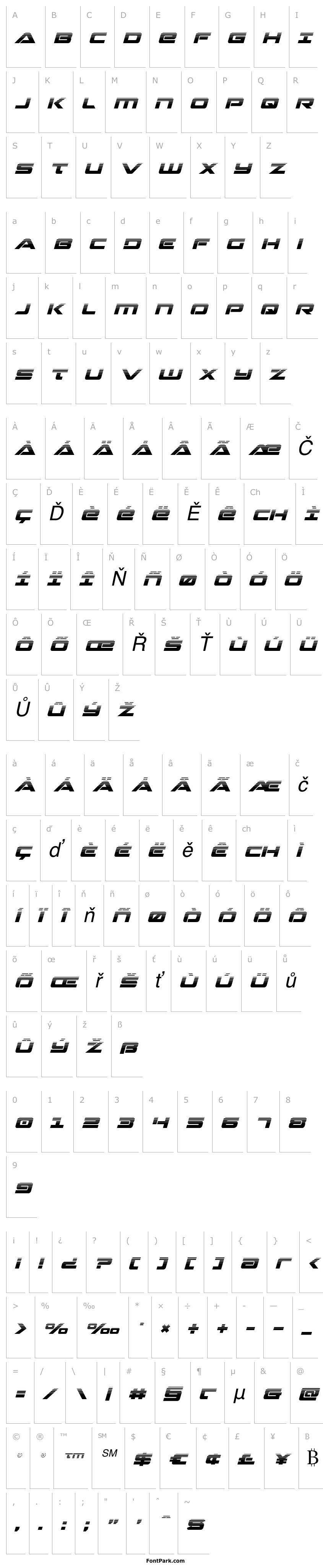 Overview Strikelord Halftone Italic