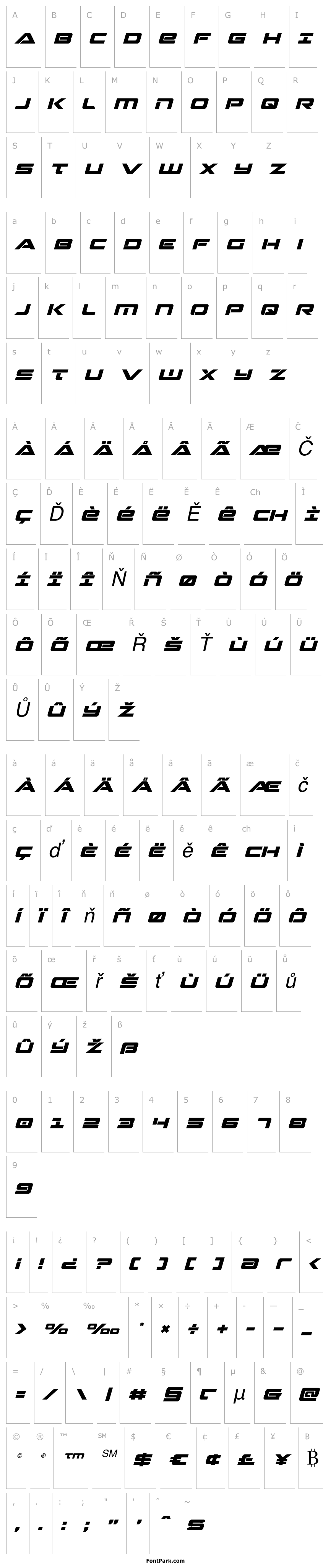 Overview Strikelord Italic