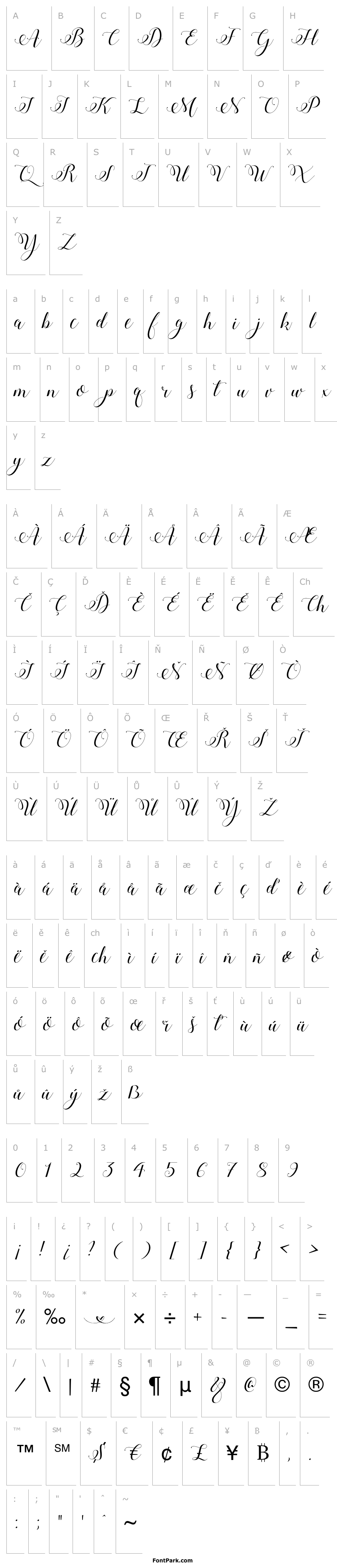 Přehled Stylish Calligraphy Demo