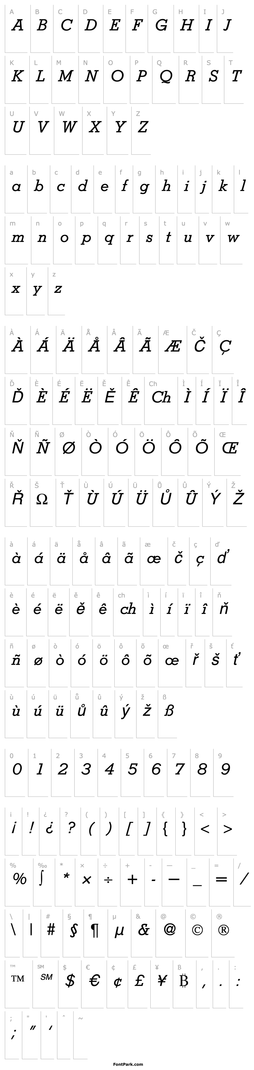 Overview Stymie-RegularItalic