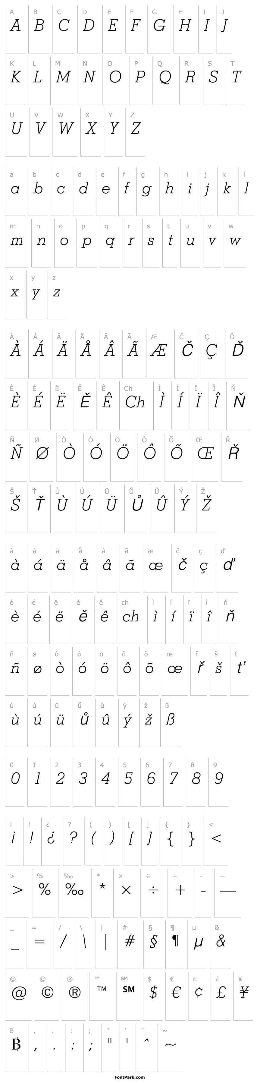 Overview StymieBT-LightItalic