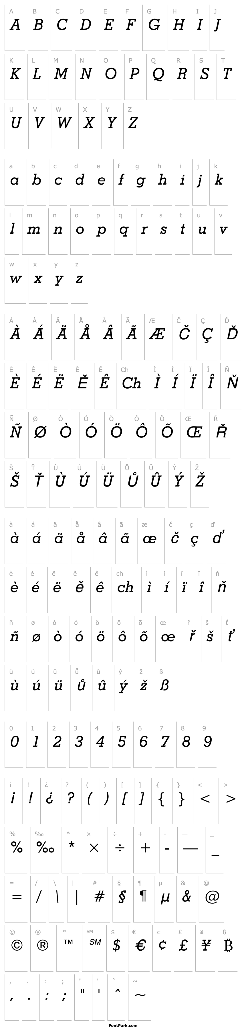 Overview StymieBT-MediumItalic