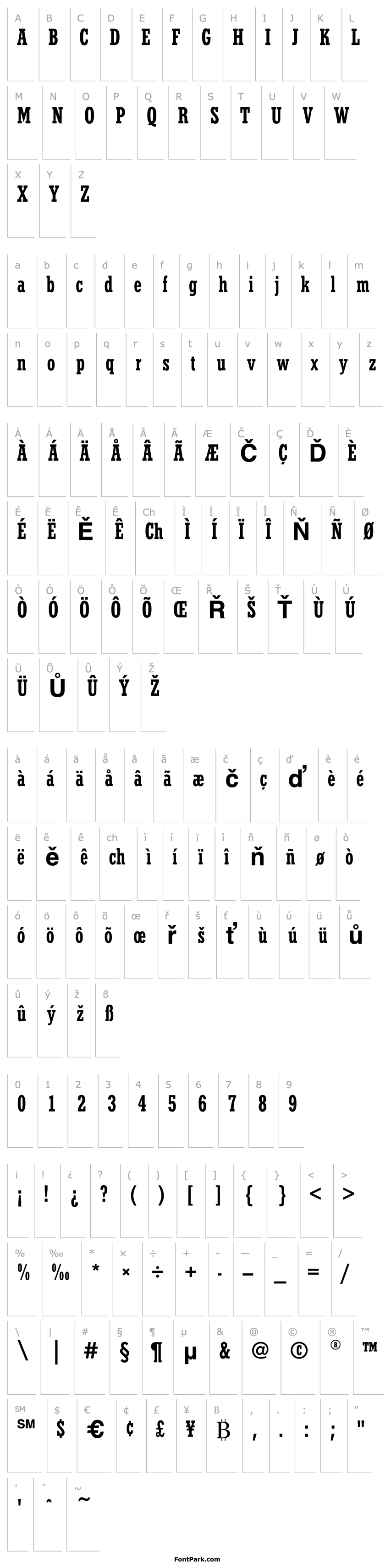 Overview StymieEF-BoldCondensed