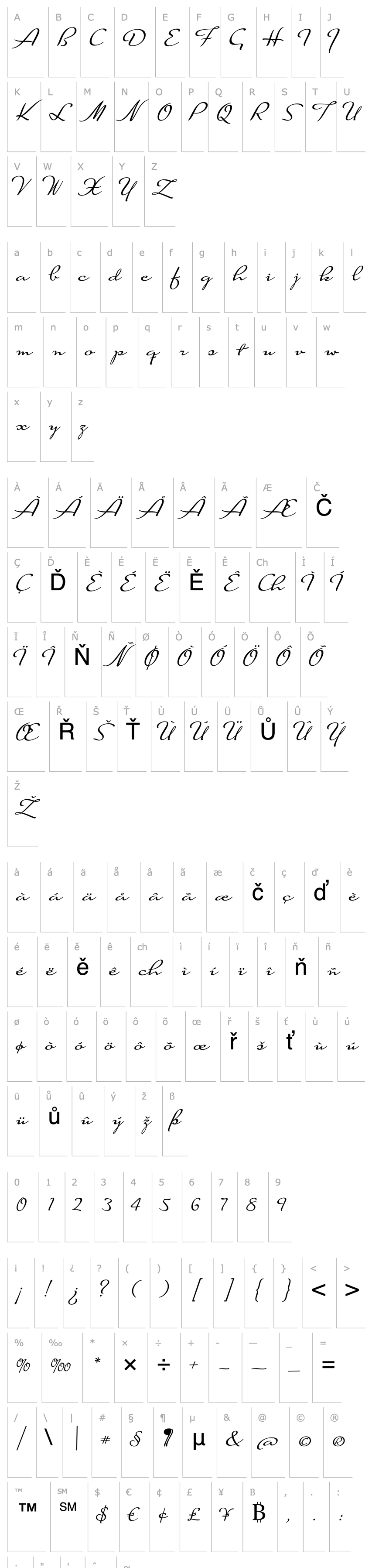 Přehled Suave Script