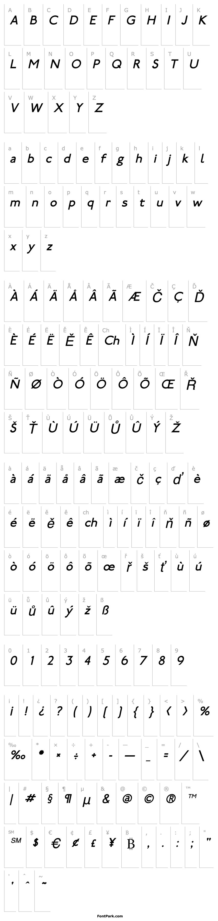 Overview SubwayLondon Italic