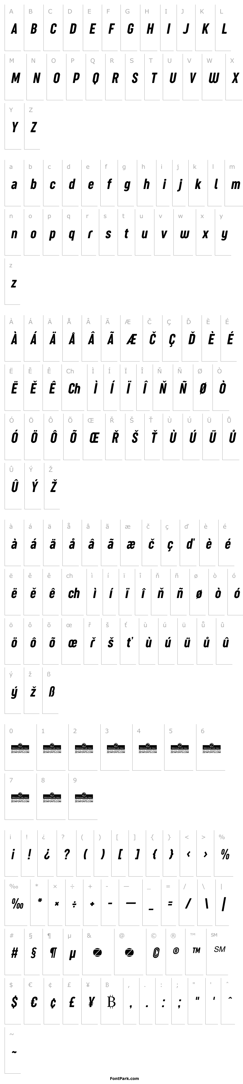 Přehled Sugo Pro Classic Trial Italic