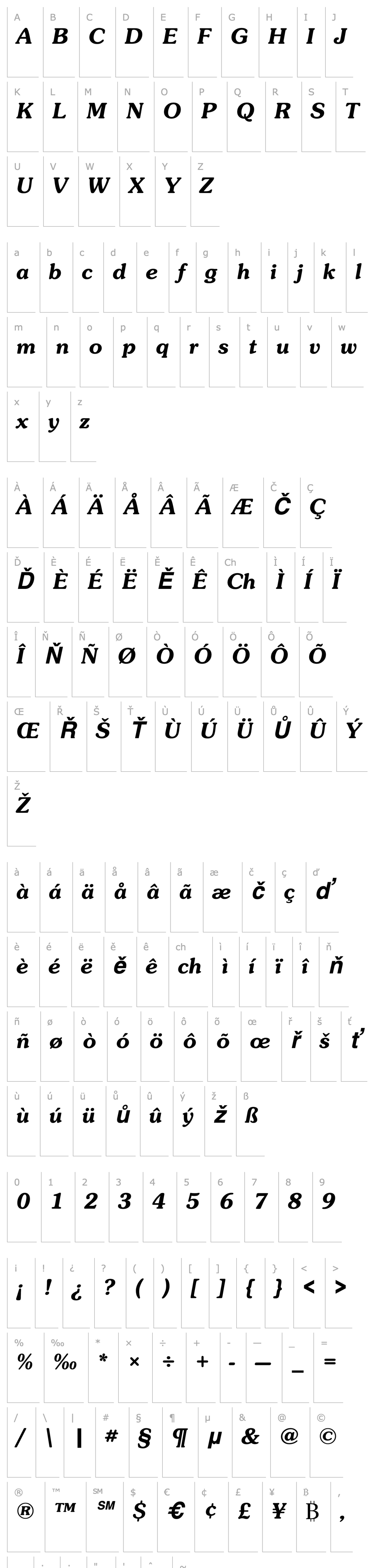 Overview Sunset Bold Italic