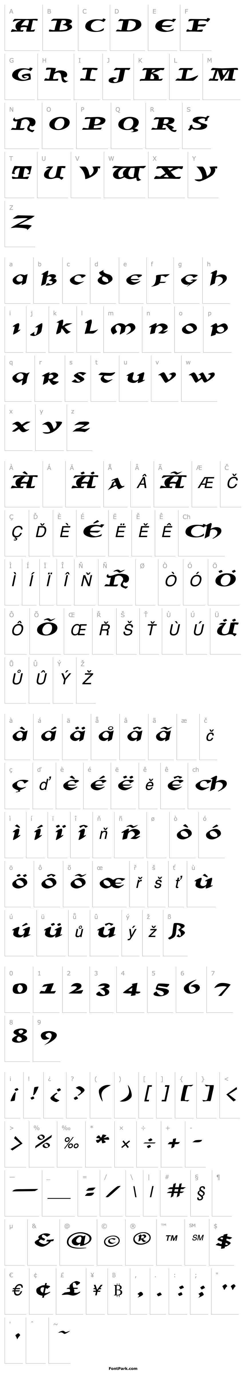 Přehled SunSplashExtended Italic