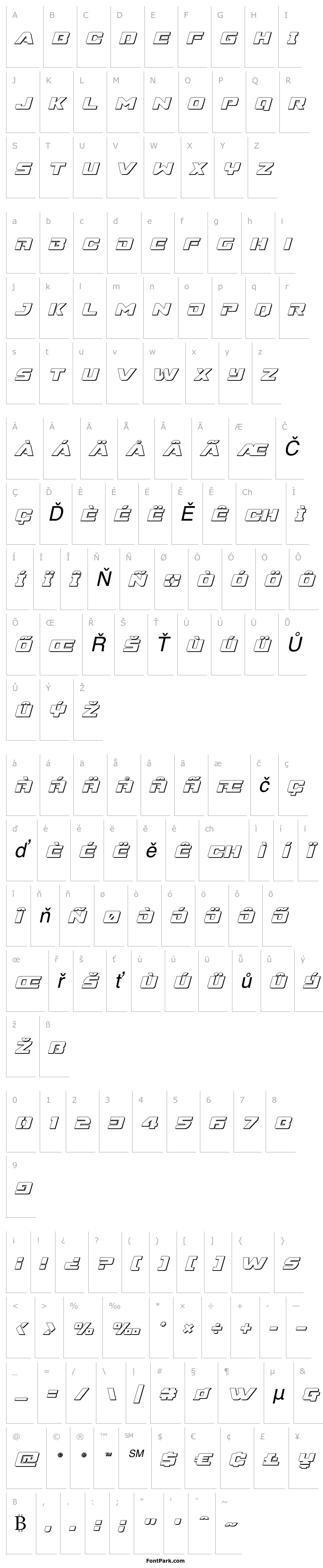 Overview Super Commando 3D Italic