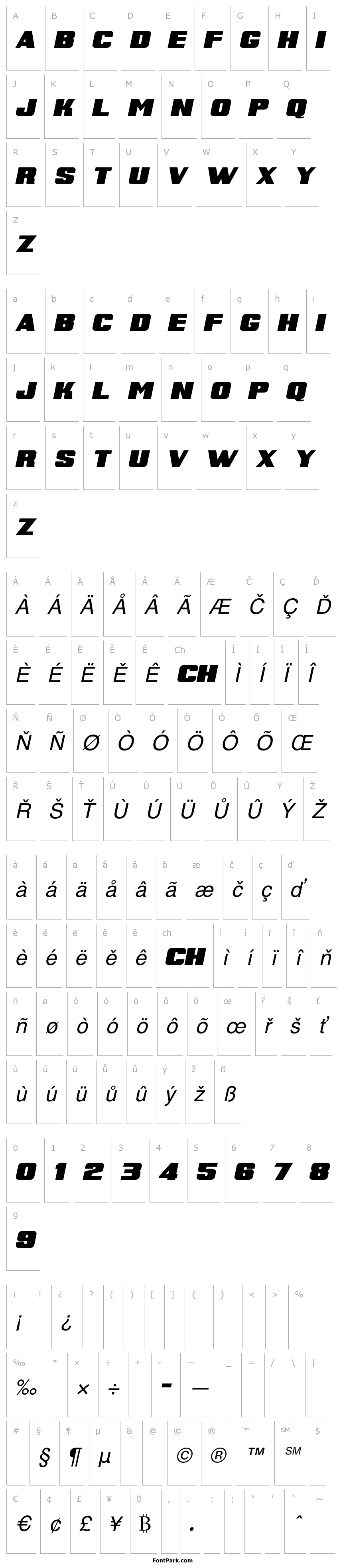 Přehled Super Retro M54 Italic