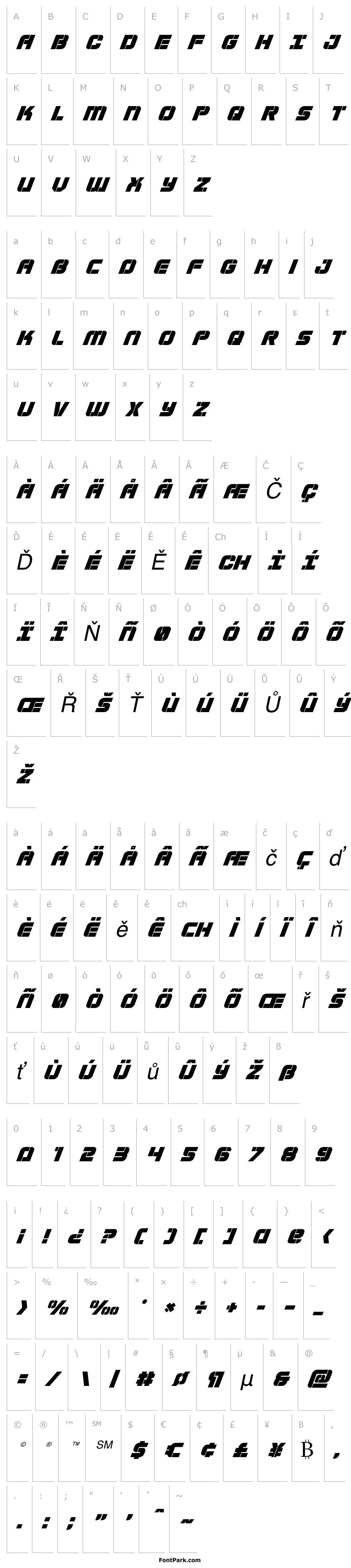Overview Super Submarine Super-Italic