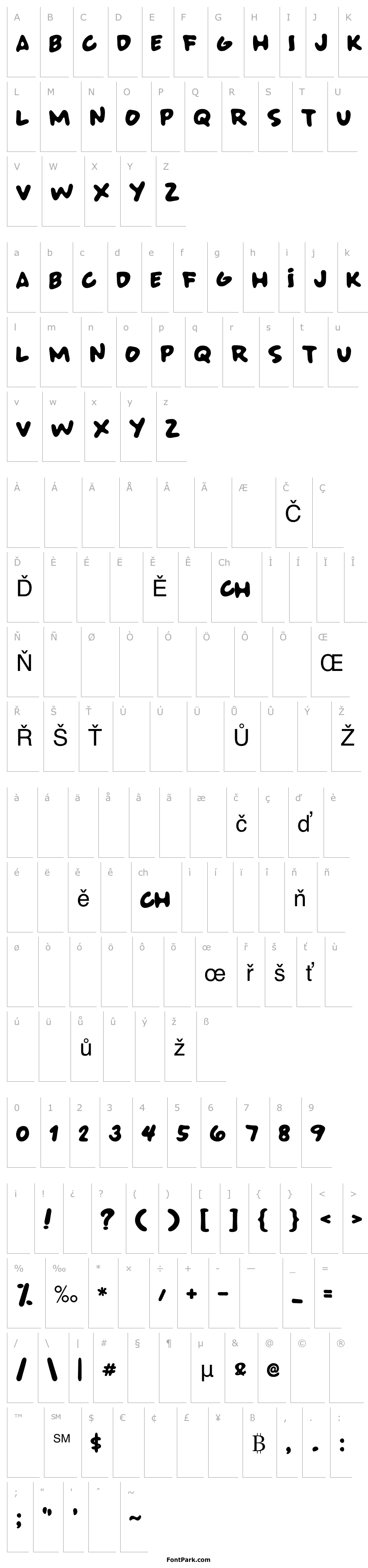 Přehled SUPERBADFONT