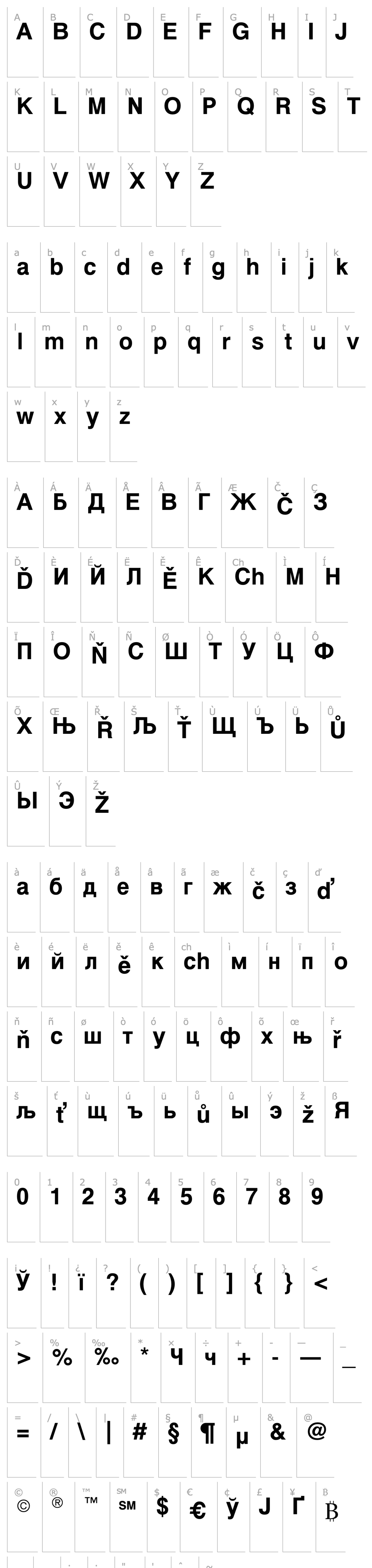 Overview Svoboda Bold