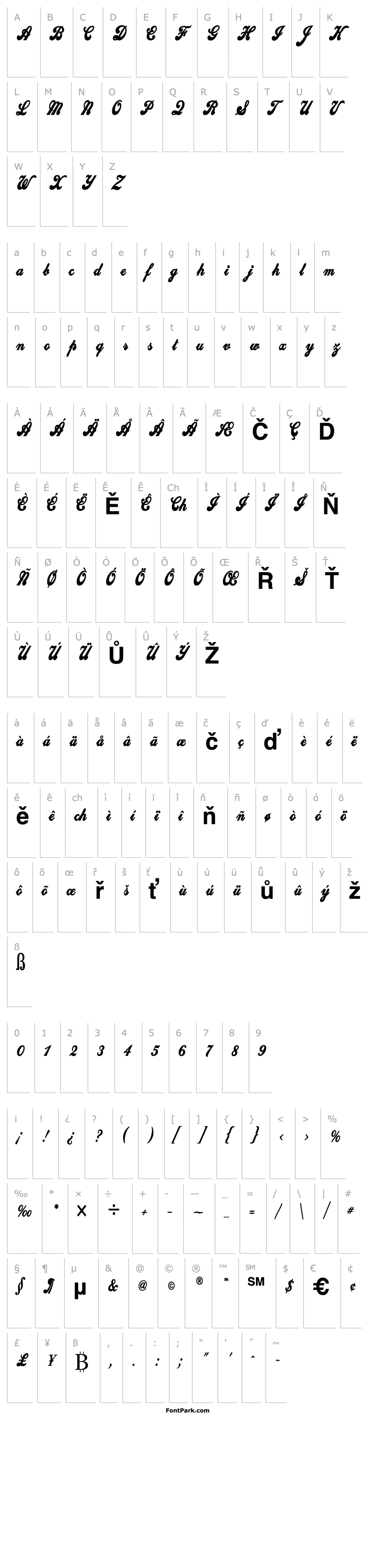 Přehled Sweden Thin Bold