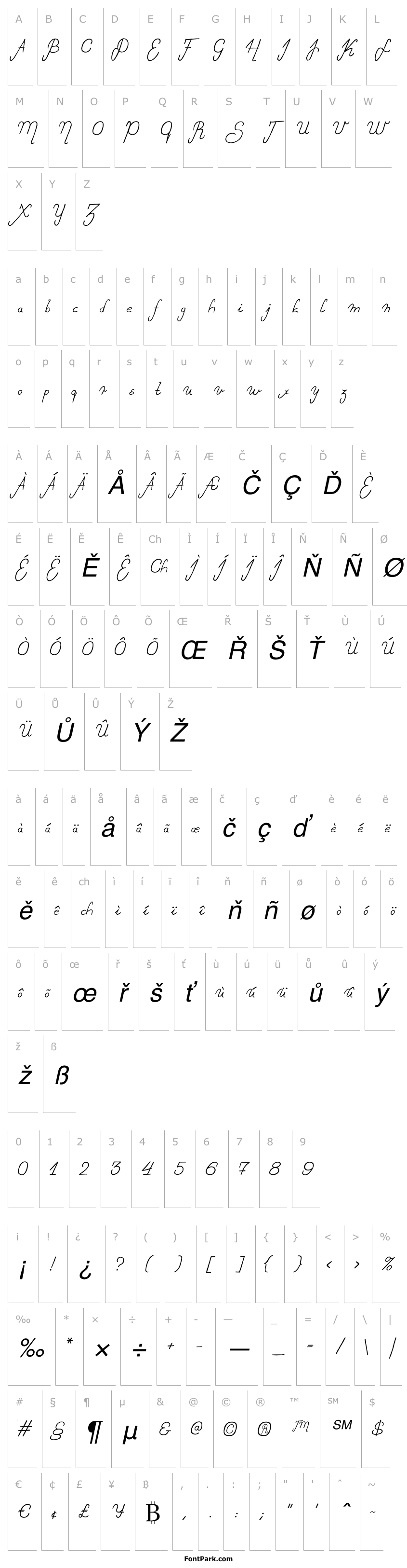 Overview Sweet Lady Italic