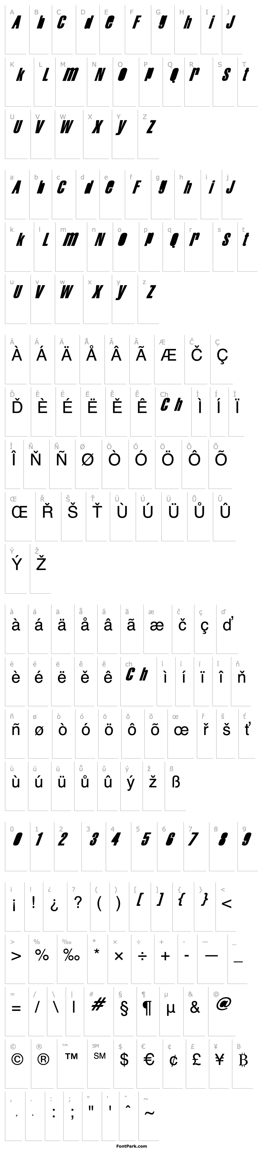 Přehled Swis AntiNormal Condensed Normal