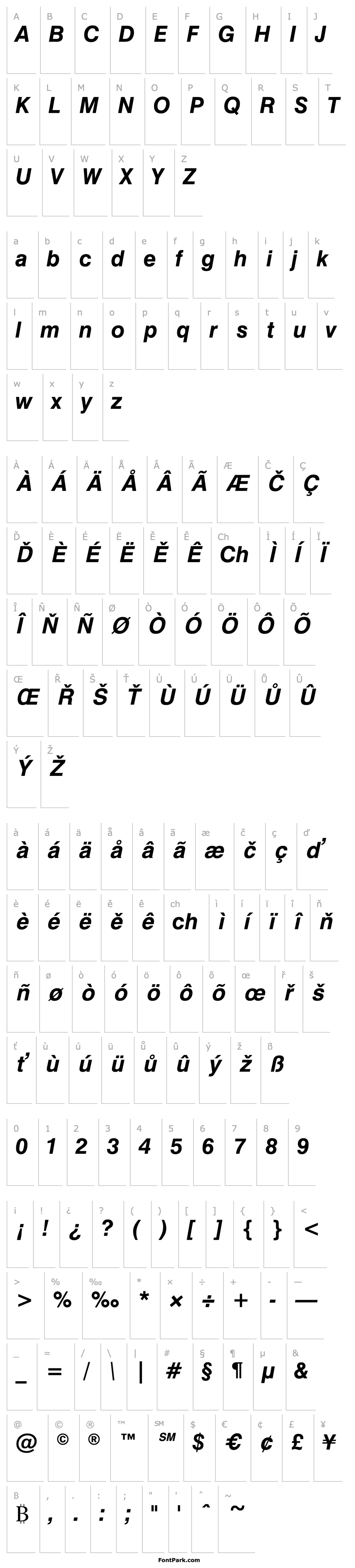 Přehled Swiss 721 Greek Bold Inclined BT