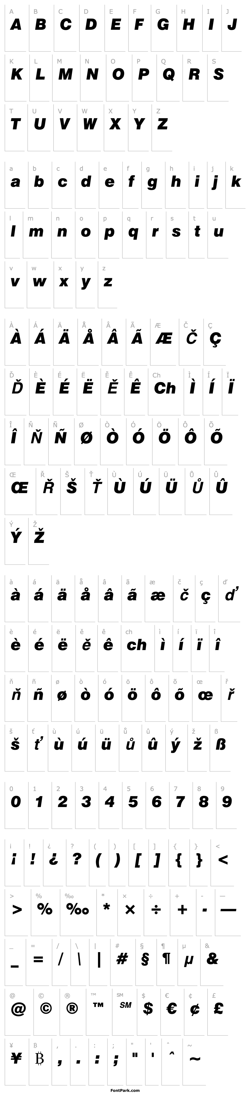 Overview Swiss721BT-BlackItalic