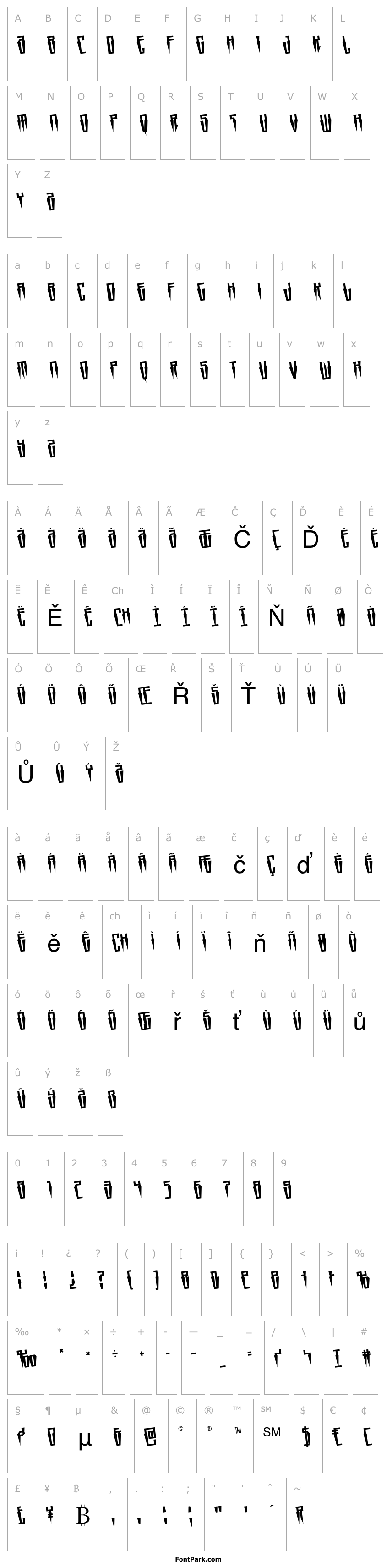 Overview Swordtooth Rotated