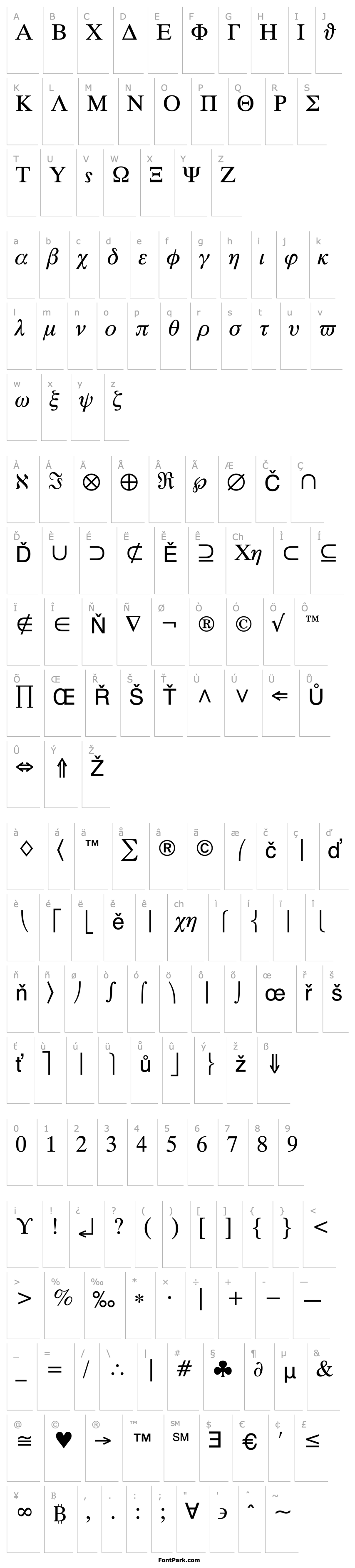 Overview Symbol Proportional BT