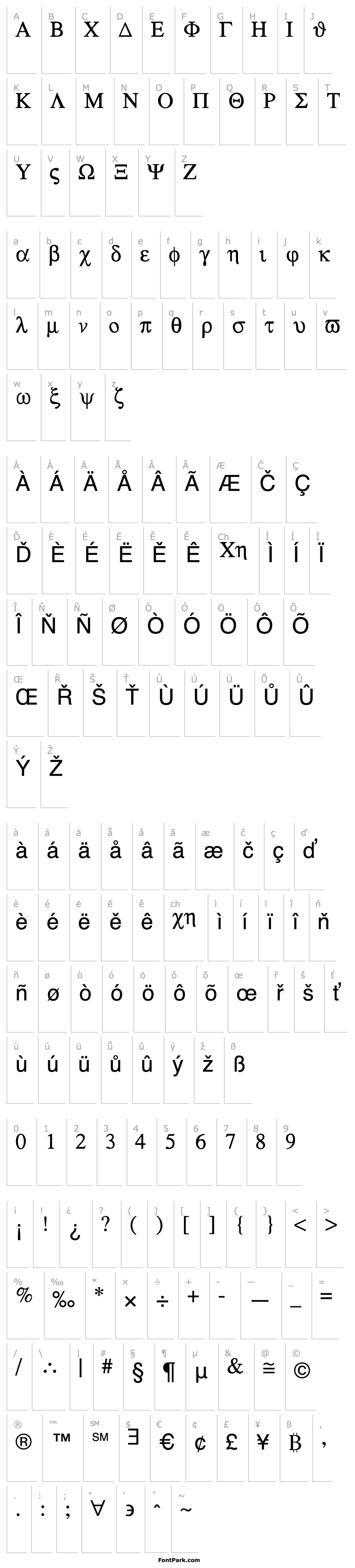 Overview Symbols