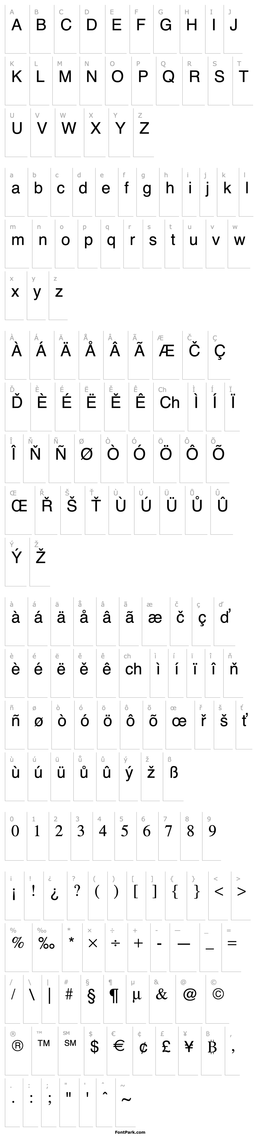 Overview SymbolStd